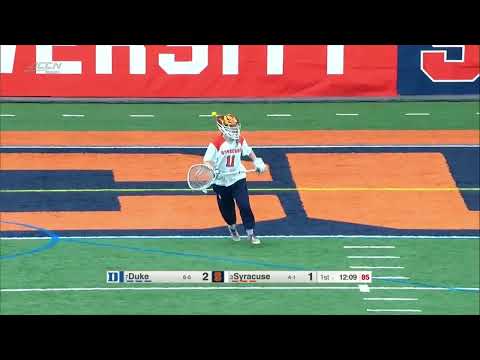 Sophia LeRose (Duke) vs. Kimber Hower (Syracuse) - College Lacrosse Save Edit - 3/6/2022