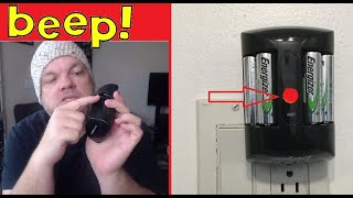 Energizer Recharge Pro KEEPS BEEPING Red Flashing Light (How to Fix chpro-de Battery Charger NiMH 3)