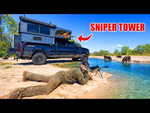 Polowanie na dzikie świnie w moim kamperze!! (Nowy rekord)