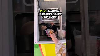 i traded Pokemon Cards for chicken over rice