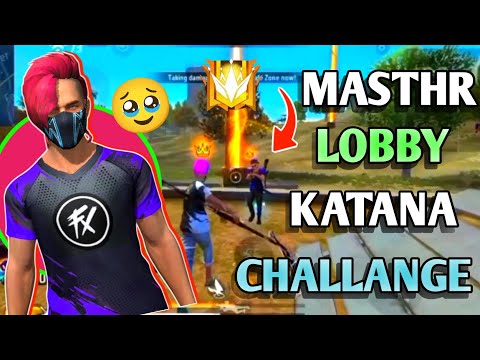 Garande Master 🤔 Lobby Ma Only 🥹Katana Challenge Comedy Video Fire Fiar Funny Video Vipi Gaming yt