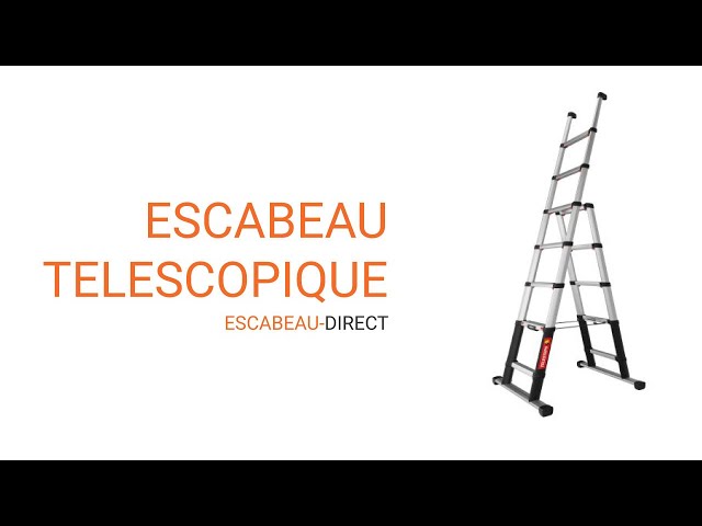 Escabeau télescopique telesteps aluminium pliable