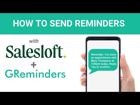 How to Send Reminders from Salesloft