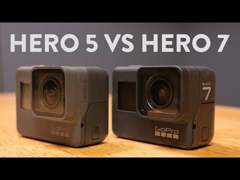 GOPRO Black Hero 7 vs GOPRO Black Hero 5 - Low Light