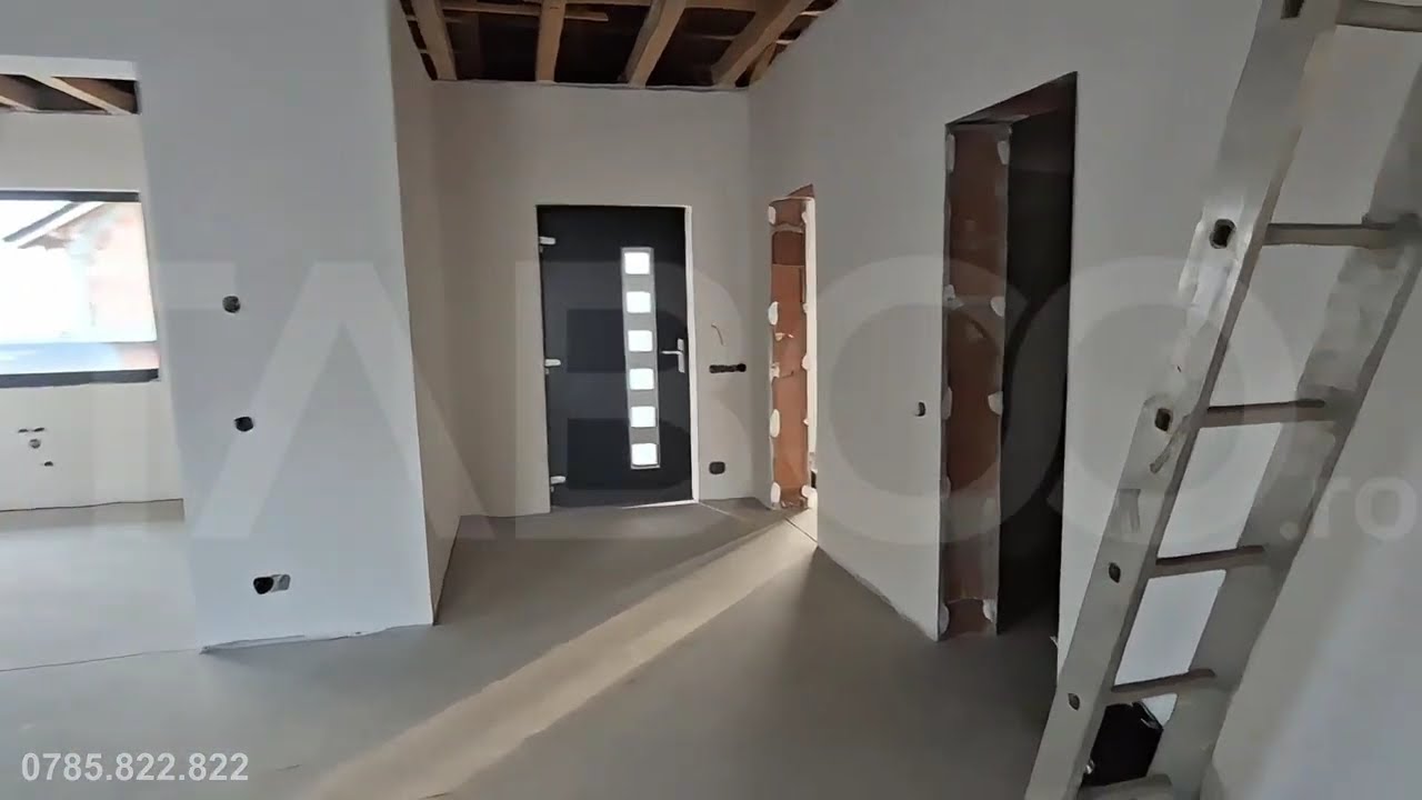 Casa individuala pe un singur nivel - zona linistita si retrasa - Video