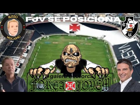 TORCIDA FORÇA JOVEM SE POSICIONA POR ATUAL MOMENTO DO VASCO!!!!
