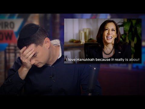 Kamala Harris Explains What Hanukkah Is; Ben Shapiro Reacts