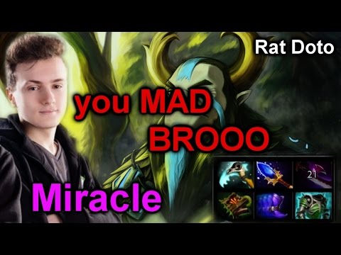 Dota2 Miracle Nature Prophet: you MAD BROOO@ Miracle RAT