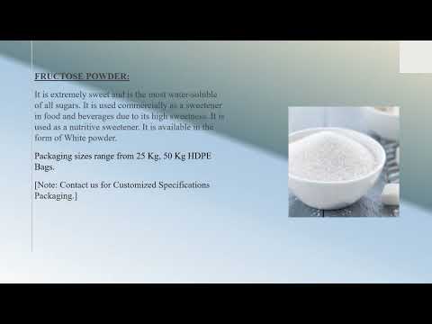 Fructose, Packaging Size: 25 Kg