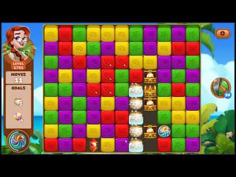 Lost Island Blast Adventure Level 1781 - NO BOOSTERS 🏝️ | SKILLGAMING ✔️