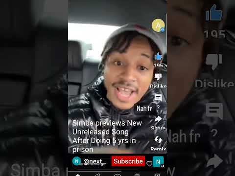 RG SIMBA PREVIEWS NEW MUSIC 💯💯🏋🏾 #losangeles #capitolheights #baltimore #freesimba #charlestonwhite