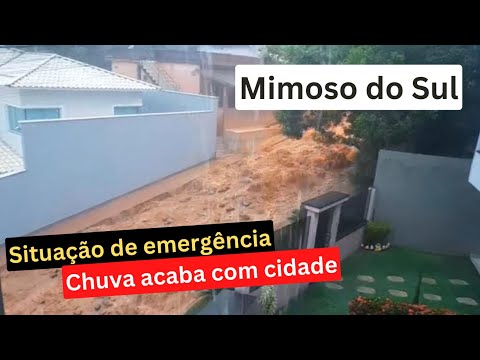 ⛈️ Mimoso do Sul - calamidade pública