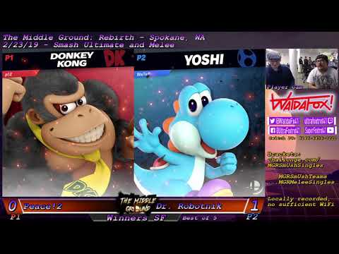 MG: Rebirth - Ult. Singles WSF - Peace!2 (Inkling, Donkey Kong) vs. Dr. Robotnik (Yoshi)