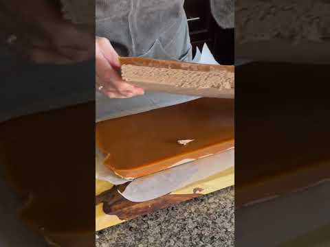 DIY Easy Mars Bars | How to Make Milky Way Bars #shorts