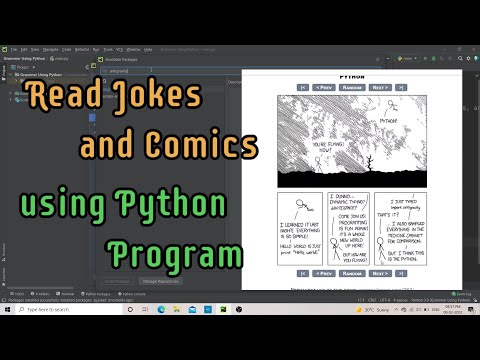 Generate Jokes And Comics Using Python Programming Python Program To Generate Jokes And Comics