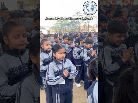 Assembly time at Adharshila School.