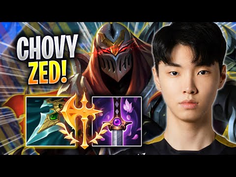 CHOVY TRIES ZED WITH NEW REWORK! - GEN Chovy Plays Zed JUNGLE vs Lee Sin! | Season 2023