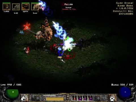 D2R Hardcore Fury Hurricane Druid Build #1