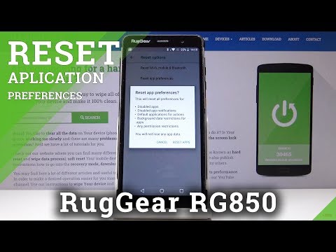 How to Reset Apps in RUGGEAR RG850 – Restore App Defaults