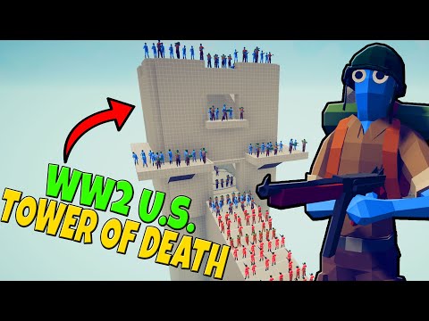 TABS WW2 US Army Tower of DEATH! - Totally Accurate Battle Simulator New Update