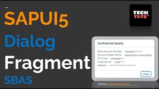 Dialogue Fragment in SAPUI5 #sapui5dialog #sapfioridialog #sapui5fragment #fragment #sap #interview