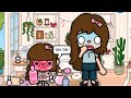 My Little Sister Tried Skincare GONE WRONG WITH VOICE ️ Toca Boca TikTok Roleplay 🩵