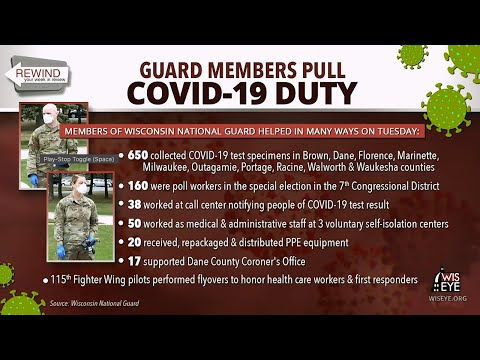 WisEye Morning Minute: Guard Members Pull COVID-19 Duty