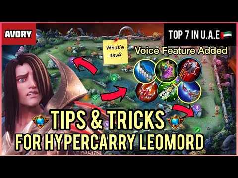 Tips & Tricks For Hyper Leomord! [Top Global Leomord] Avory - Mobile Legends