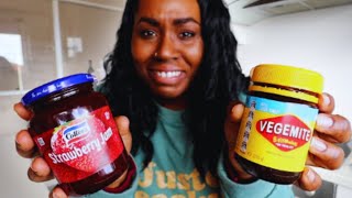 american tries vegemite 5 ways...(is vegemite good for you?)