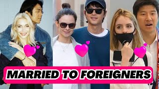 💕TOP 12 KOREAN CELEBS WHO MARRIED FOREIGNERS 💕🥰