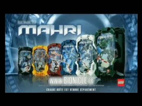 Pub TV FR Toa Mahri (Longue. 20s) - 2007 LEGO Bionicle Spot en Français, Française !