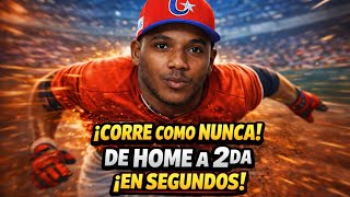 Yoelkis Guibert reta a Yosvani Peñalver y VUELA DE HOME A SEGUNDA BASE | Increíble súper velocidad