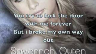 Savannah Outen - Fighting for my life - Lyrics