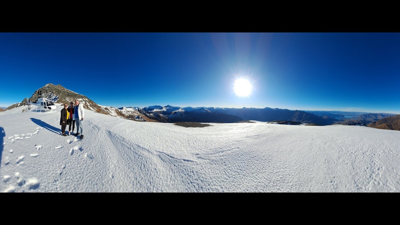 Experience a virtual scenic helicopter flight over Wanaka.