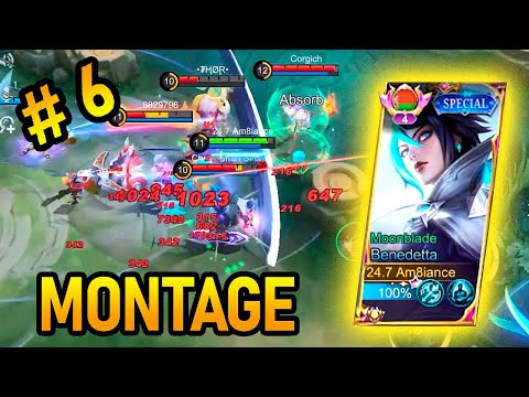 Benedetta Montage #6 - Unstoppable Hero! Best Moments! Benedetta MLBB