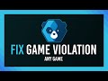 Fix 'Game Security Violation Detected' EasyAntiCheat Error ANY GAME | Guide