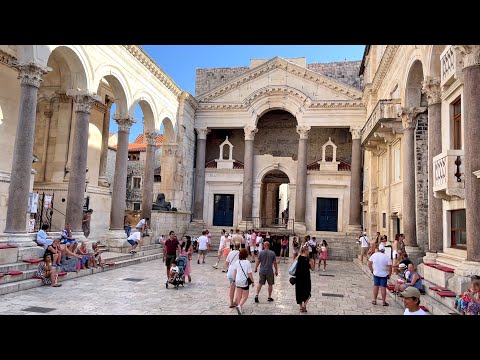 A walk through Old Town of Split | Palace of Diocletian | Trip to Split, Croatia 2022