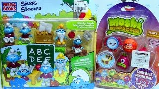preview picture of video 'MEGA BLOKS Schoolin Smurfs and Moshi Monsters Surprise Special Moshling'