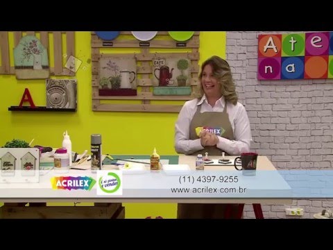 Acrilex - Artesanato - Porta-chaves vintage