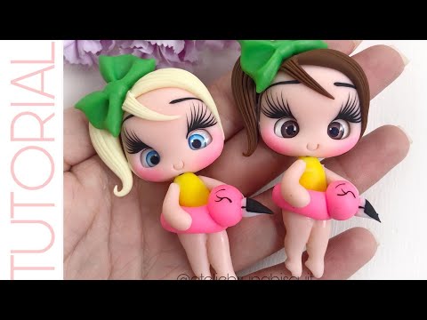 Aplique de Biscuit Para Laços- Aplique Verão usando pouco molde