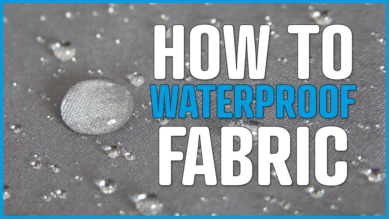 Waterproof fabric- Water and oil stain protection for fabric and textiles - awnings, parasols, tents