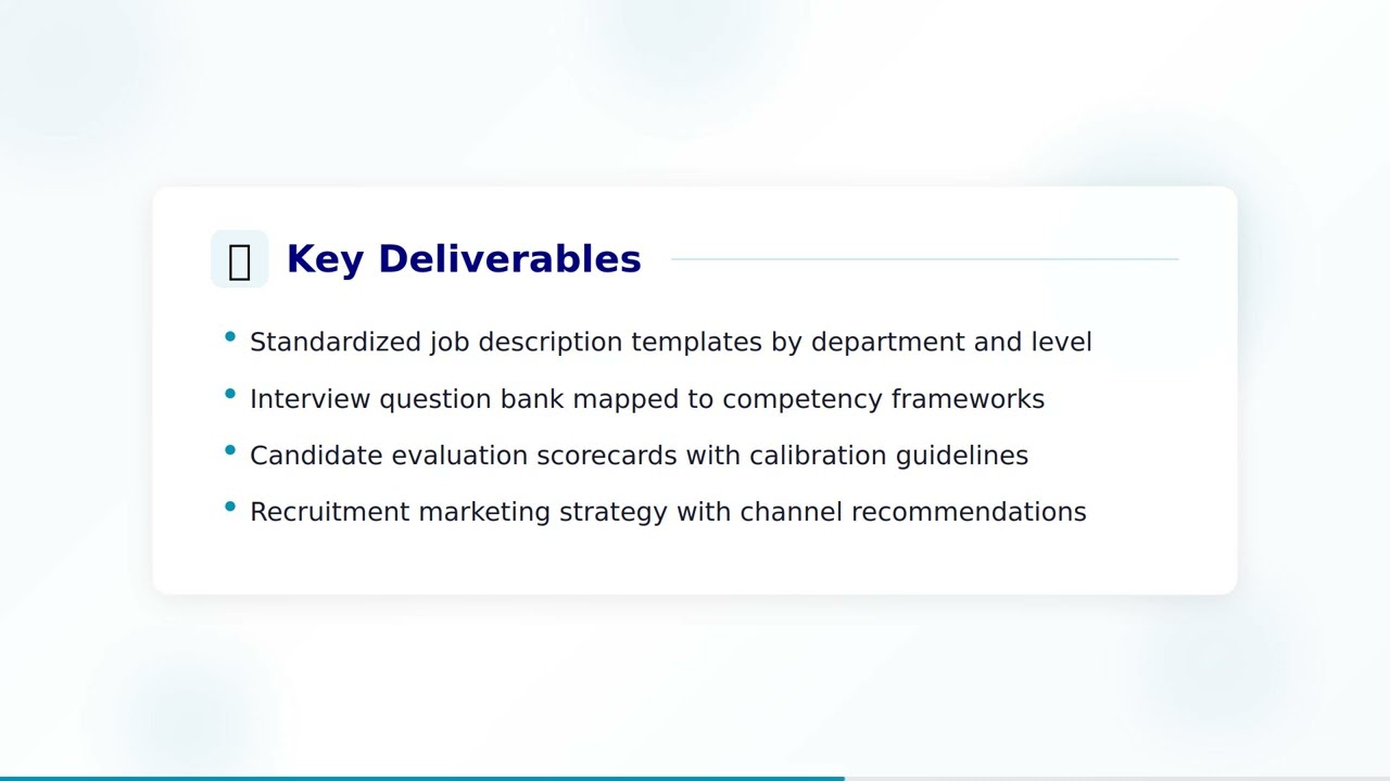 Our Recruitment & Selection Consulting