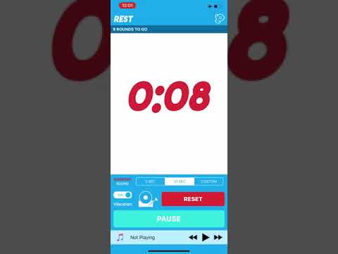 Boxing Match 12 round timer/Shadowboxing /Boxing Timer - 12 x 3 minutes boxing workout