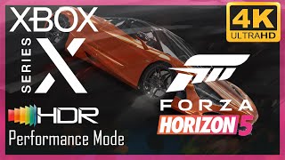 [4K/HDR] Forza Horizon 5 (Performance Mode) / Xbox Series X Gameplay