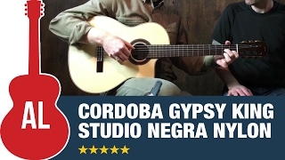 Video thumbnail for Córdoba GK Studio Negra Nylon String Guitar by Acoustic Letter