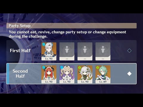 Abyss 4.1 Solo Neuvillette / AFK Nilou Bloom Continuous Clear