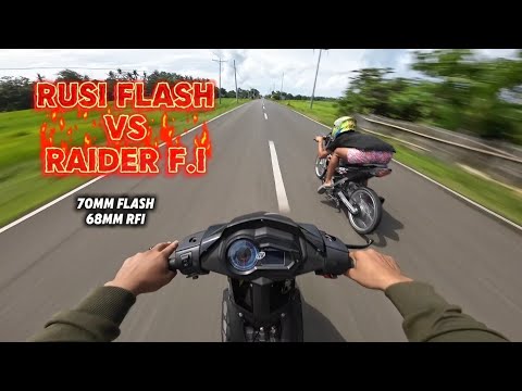 UNANG KARERA NG SUPERLOAD RUSI FLASH GAWANG MINDANAO / FLASH VS RAIDER F.I 68MM