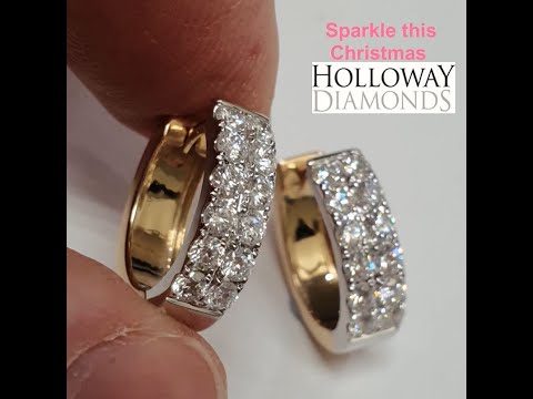 Holloway Diamonds EARRINGS - Sparkle this Christmas - diamond jewellery, diamond gifts