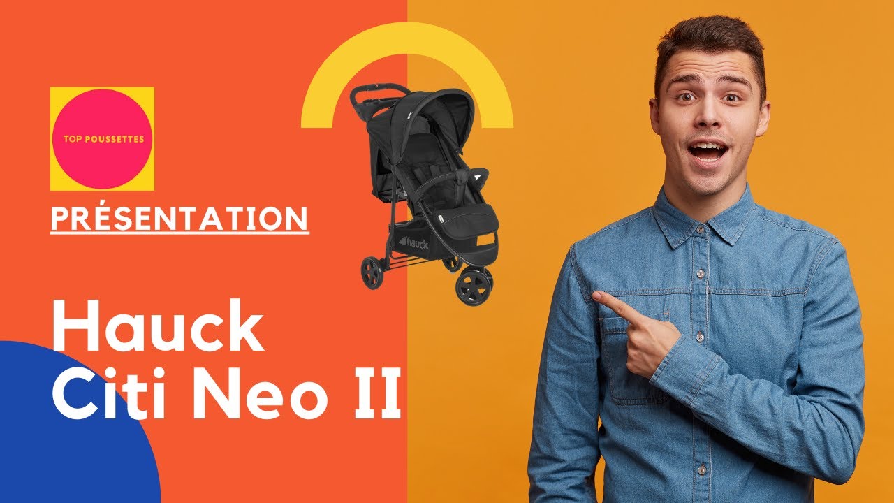 Hauck Citi Neo II Poussette 3 Roues Ultra Légère