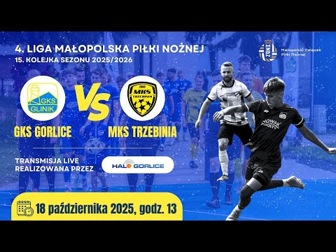 Mecz 4. ligi piłki nożnej gr. małopolskiej: Glinik Gorlice - MKS Trzebinia (18 października 2025)